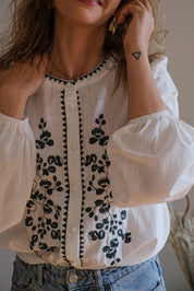 CAMICIA BOHO VERDE