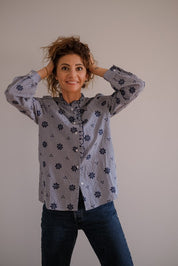 CAMICIA NINFEA MARINA