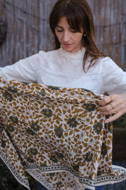 BIG FOULARD LATIKA CUR MACADAMIA