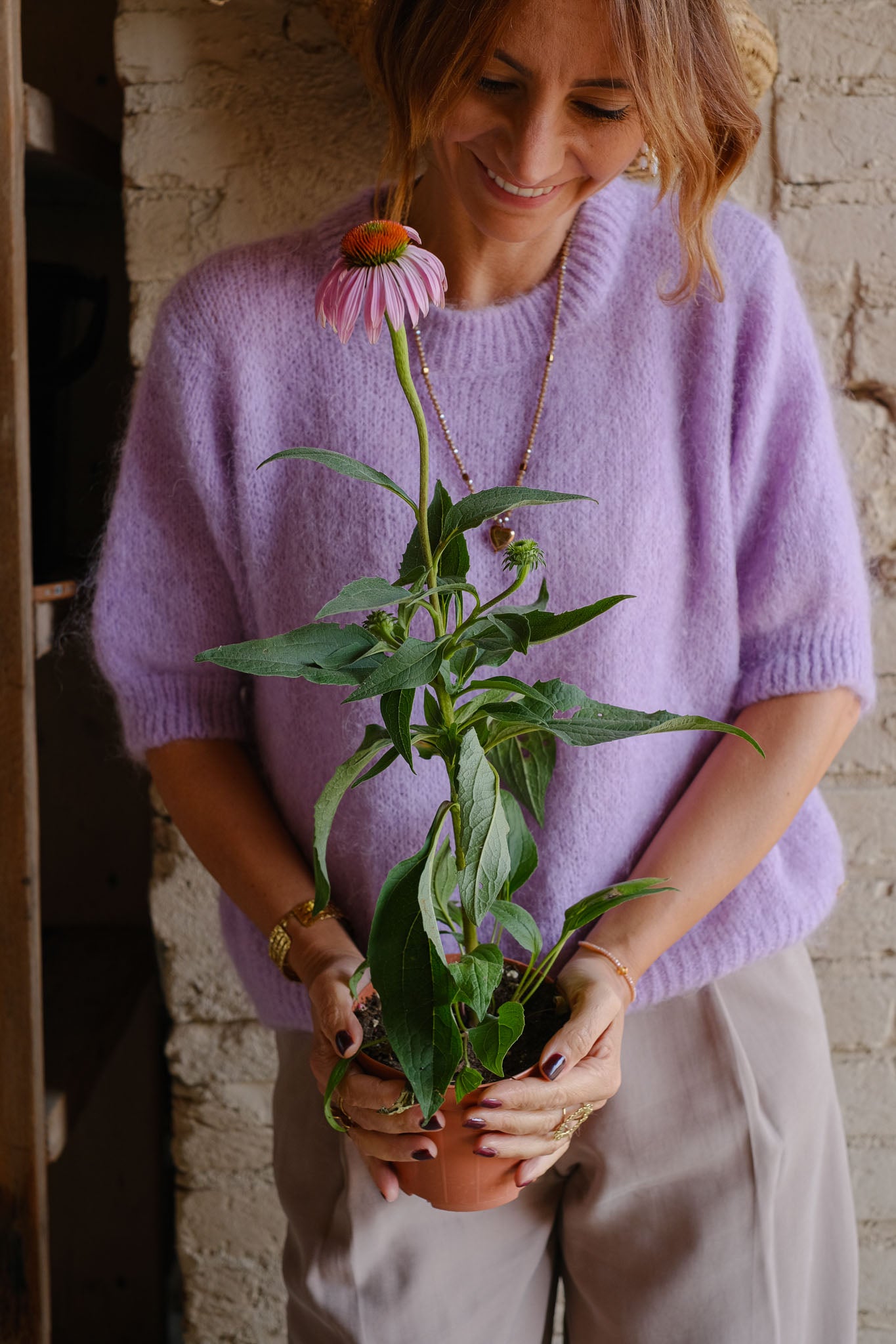MAGLIA NINFEA LILLA