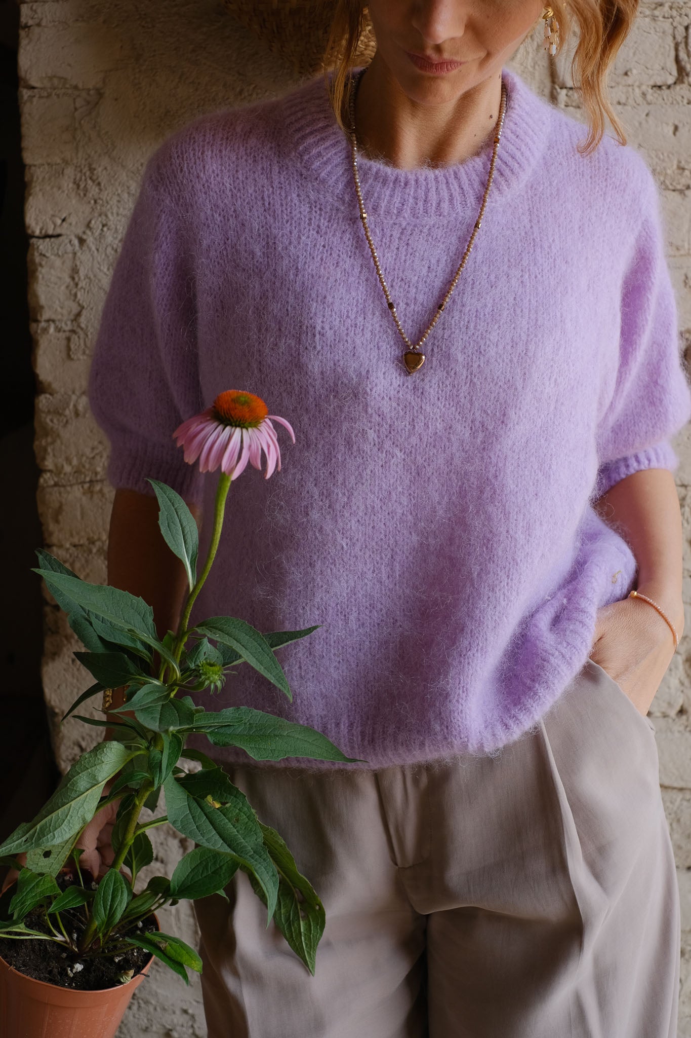MAGLIA NINFEA LILLA