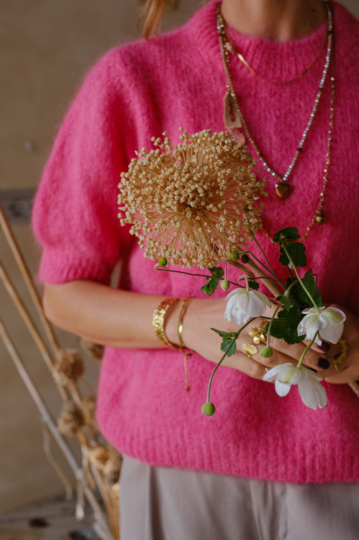 MAGLIA NINFEA FUCSIA