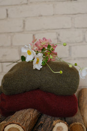 MAGLIA BABY ALPACA BORGOGNA