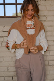 MAGLIA 40MOHAIR CAMEL