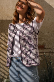 GILET MATELASSÉE  MEERA BLEUET