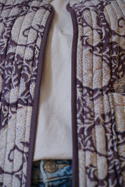 GILET MATELASSÉE  MEERA BLEUET