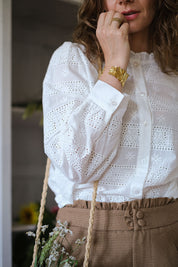 CAMICIA RICAMO INGLESE