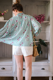 CAMICIA JUNE VERDE ACQUA BEAULIEU