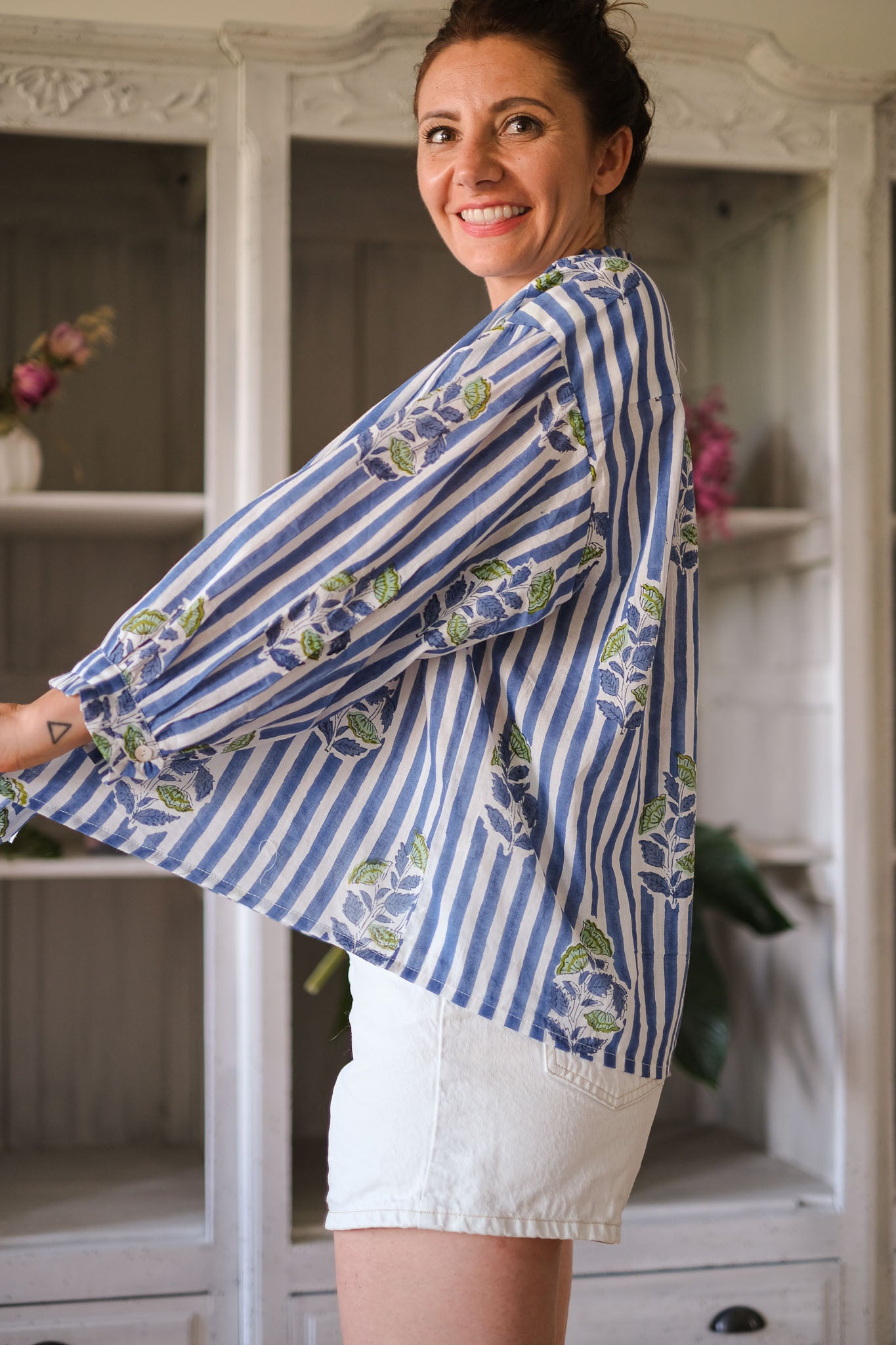 CAMICIA JUNE BLU BEAULIEU