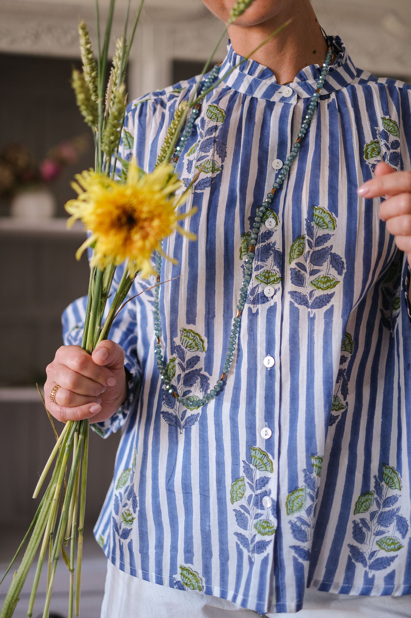 CAMICIA JUNE BLU BEAULIEU
