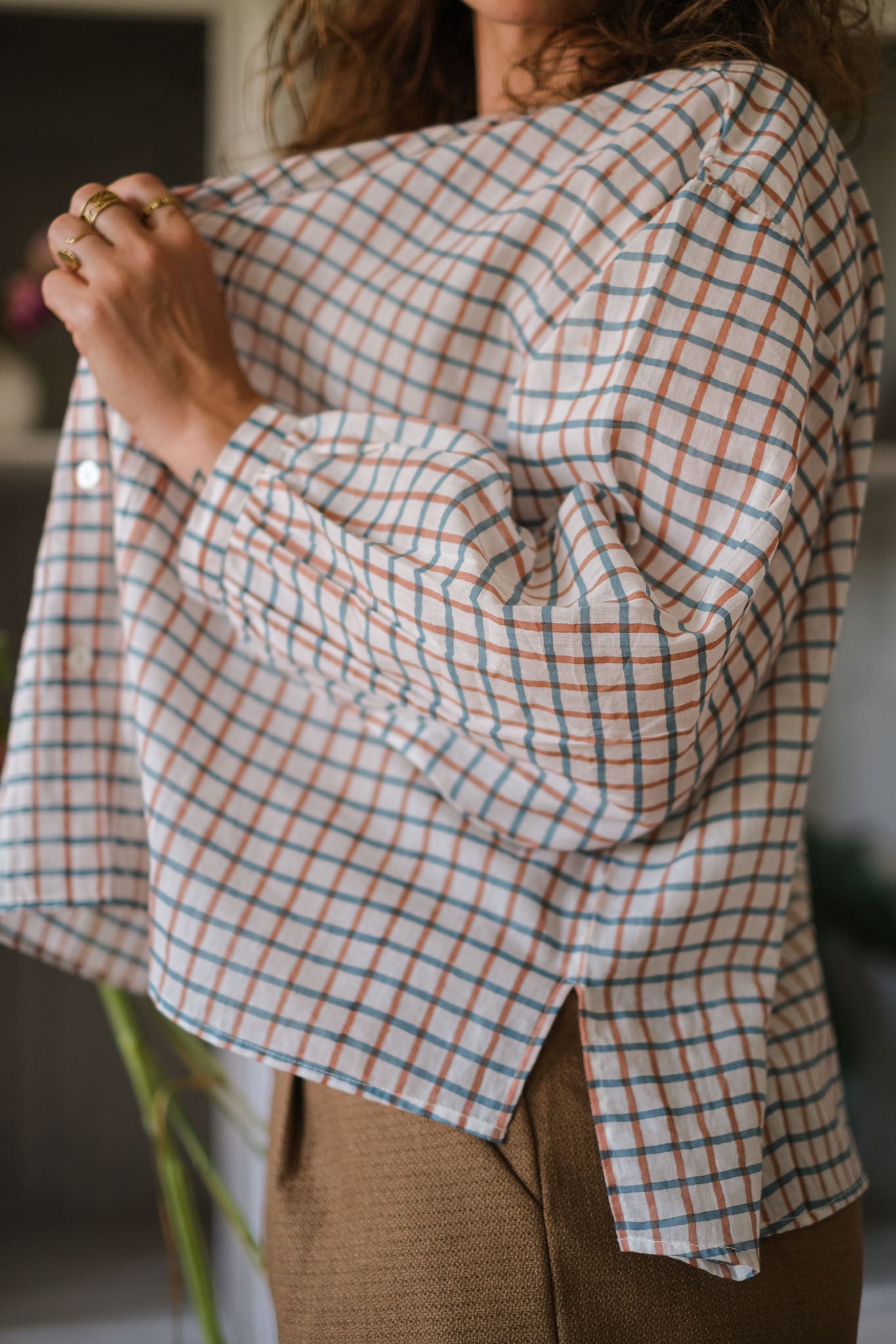 CAMICIA JULIET TURCHESE TERRA CROISETTE