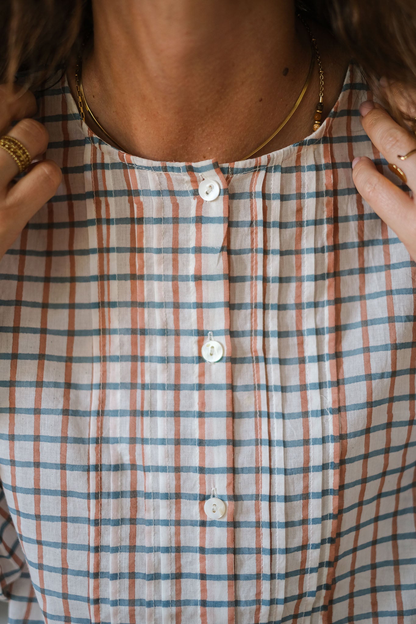 CAMICIA JULIET TURCHESE TERRA CROISETTE
