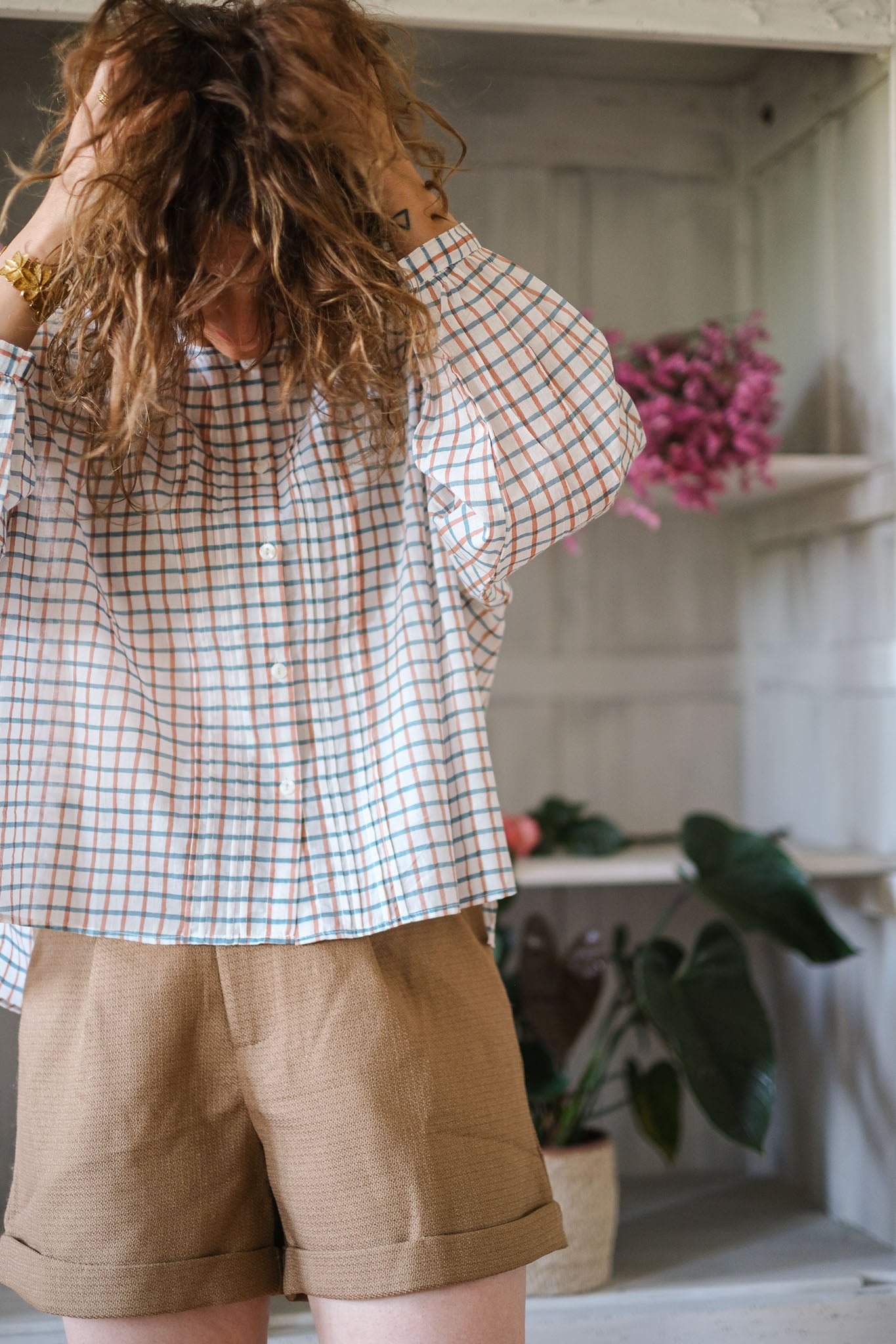 CAMICIA JULIET TURCHESE TERRA CROISETTE