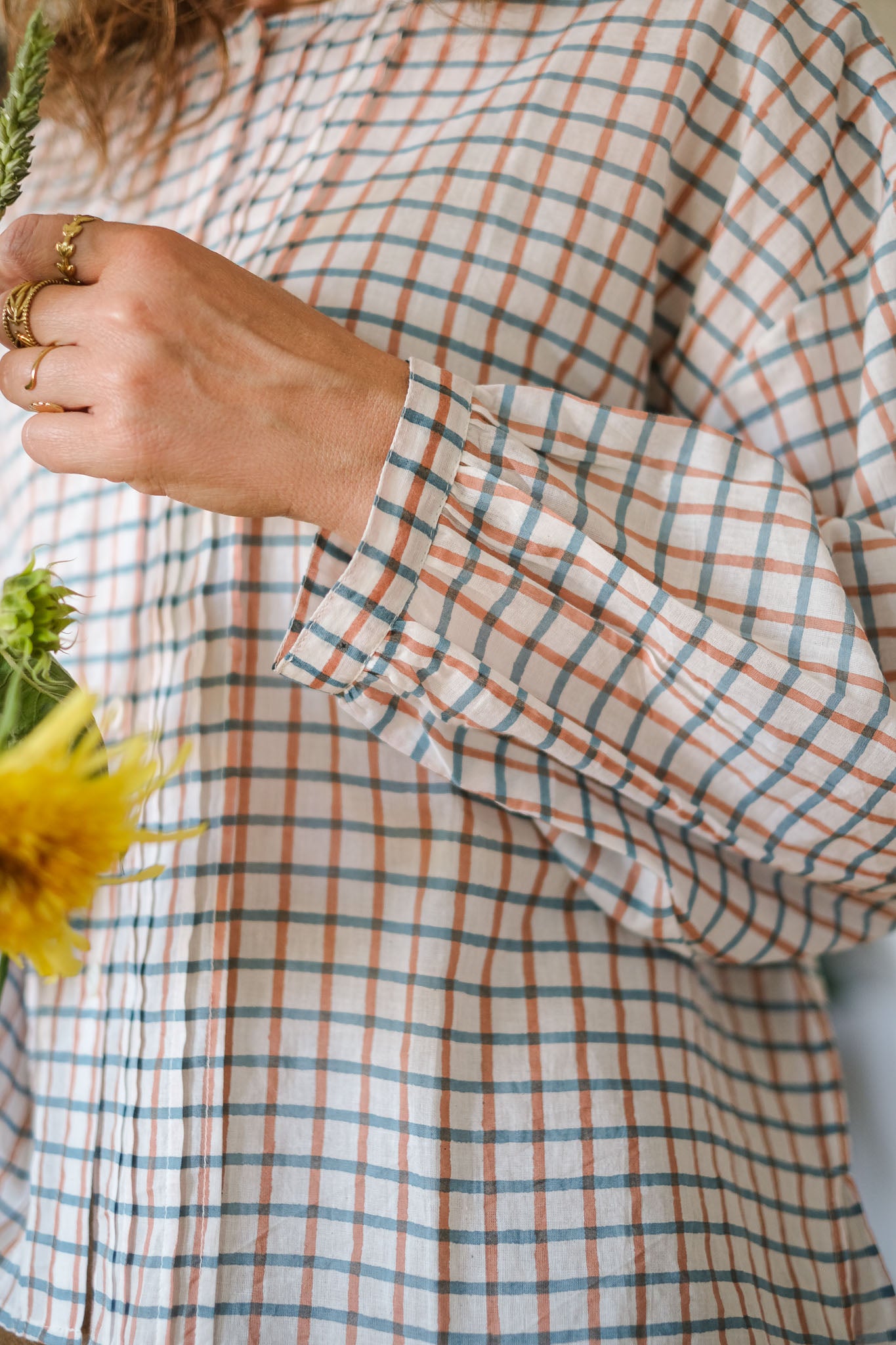 CAMICIA JULIET TURCHESE TERRA CROISETTE