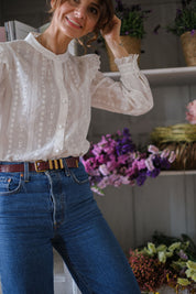 CAMICIA COTTON VOLANT