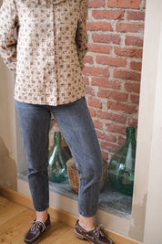 CAMICIA FIORI AMBRA