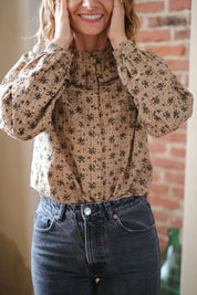 CAMICIA FIORI AMBRA