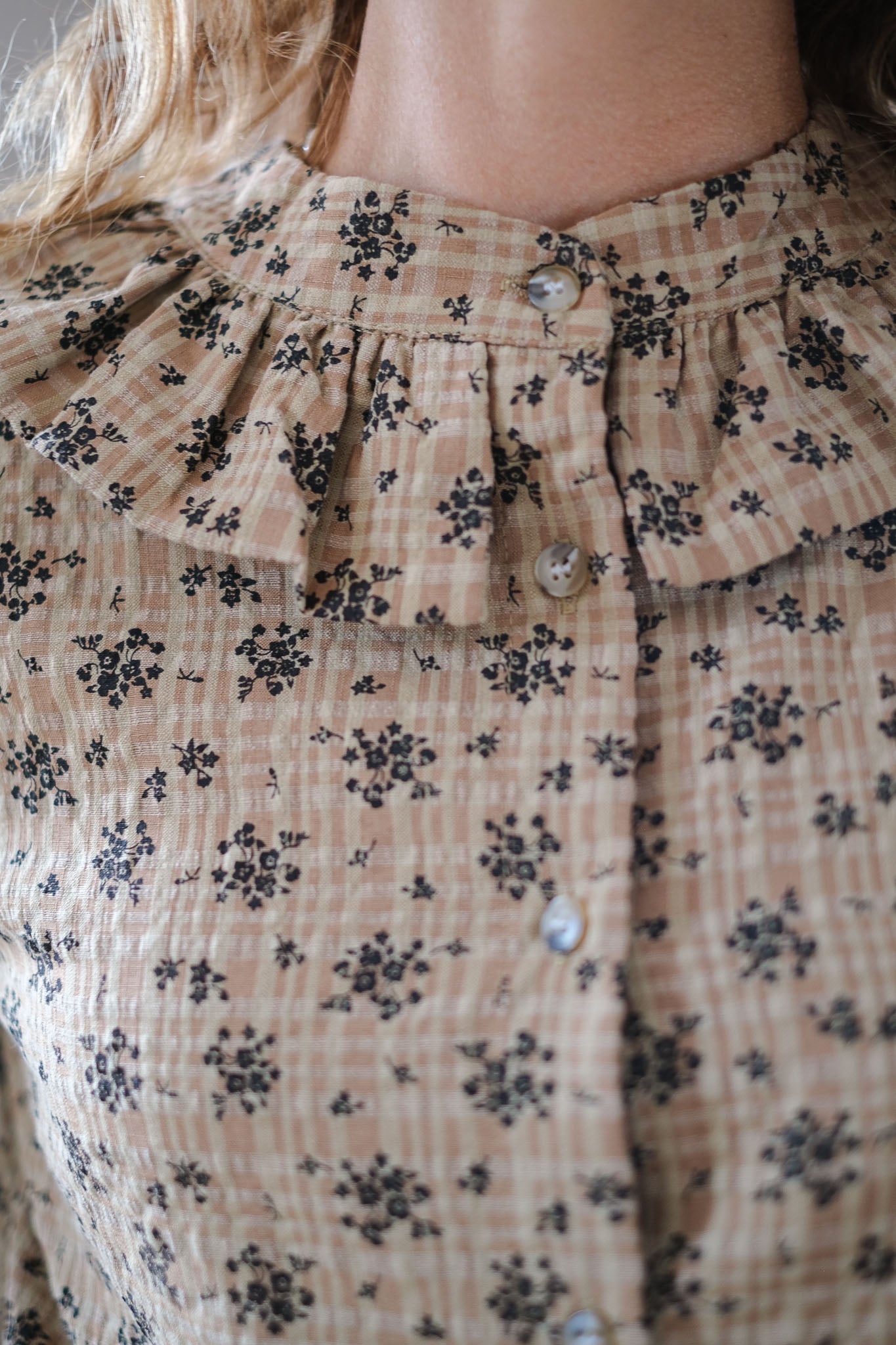 CAMICIA FIORI AMBRA