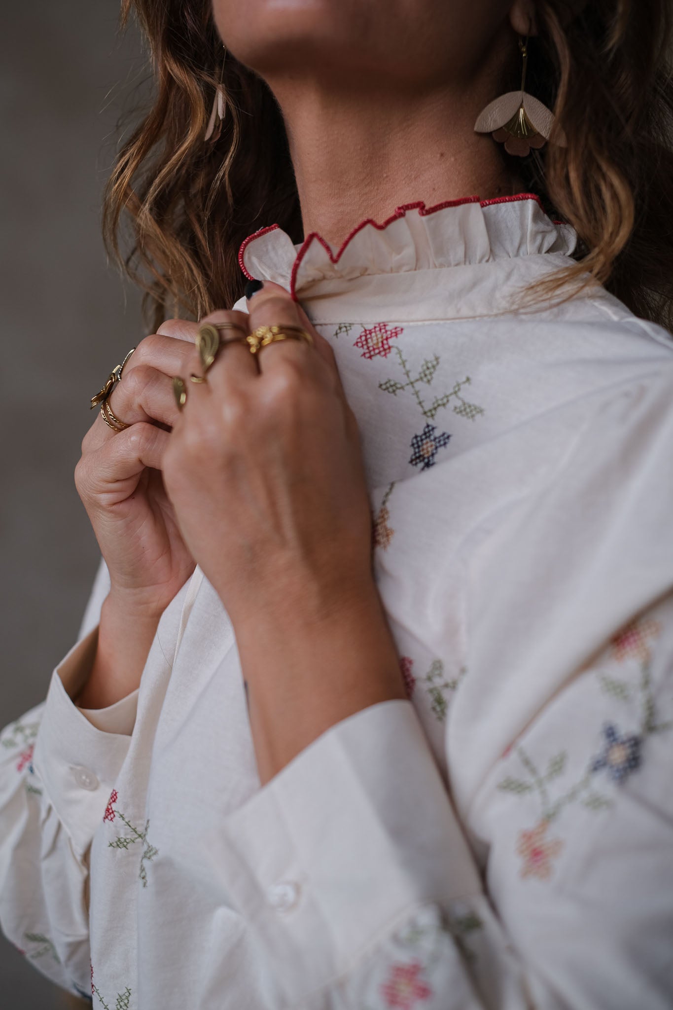 CAMICIA RICAMI ELSA