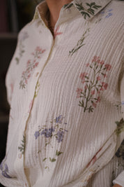 CAMICIA MUSSOLA BOTANICA