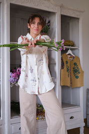 CAMICIA MUSSOLA BOTANICA