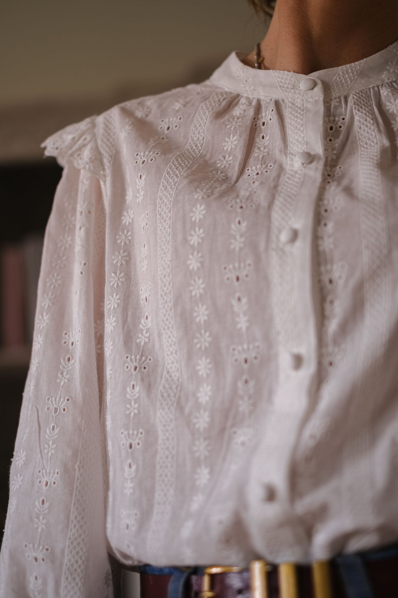 CAMICIA COTTON VOLANT