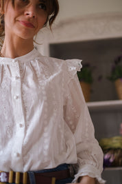 CAMICIA COTTON VOLANT