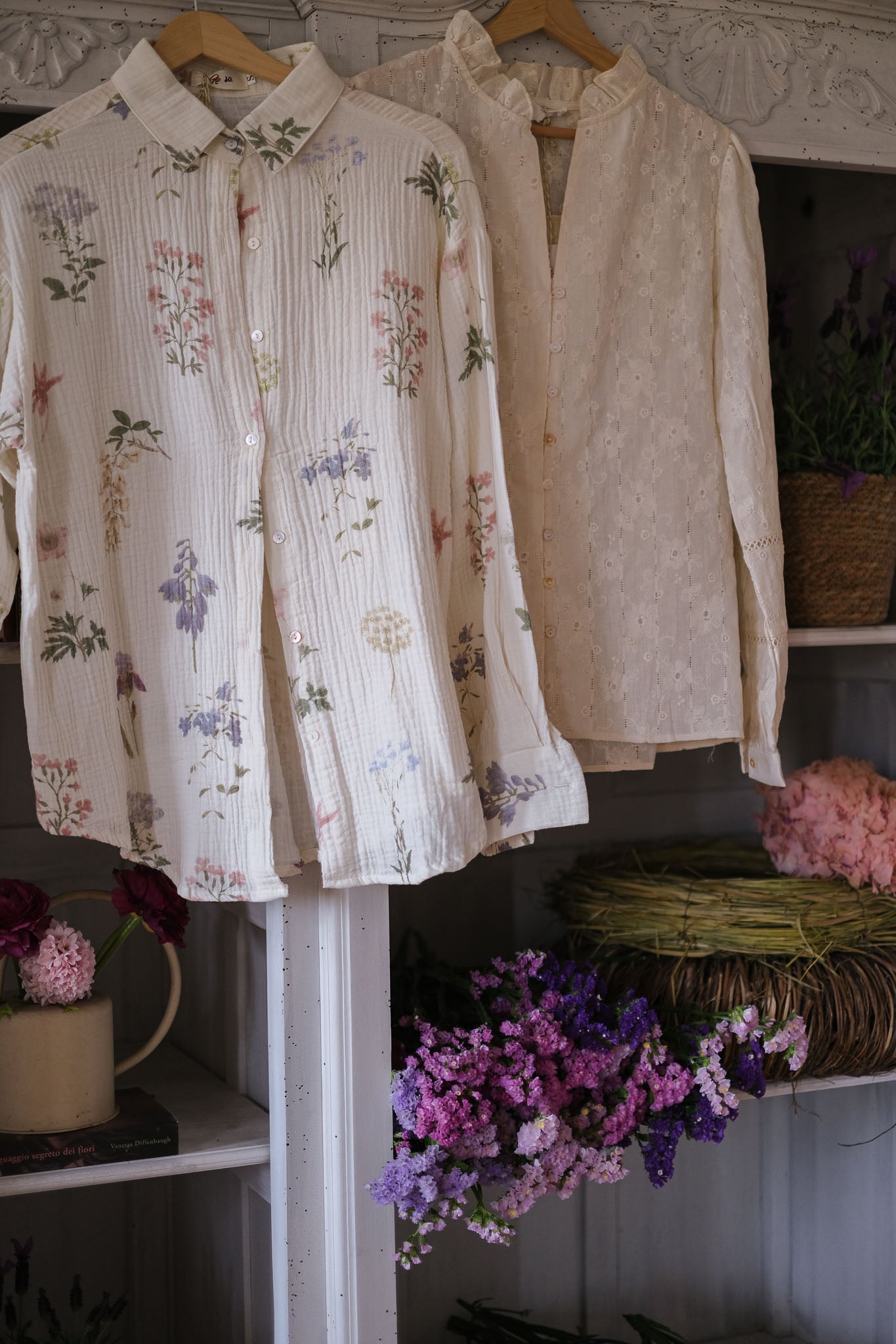 CAMICIA MUSSOLA BOTANICA
