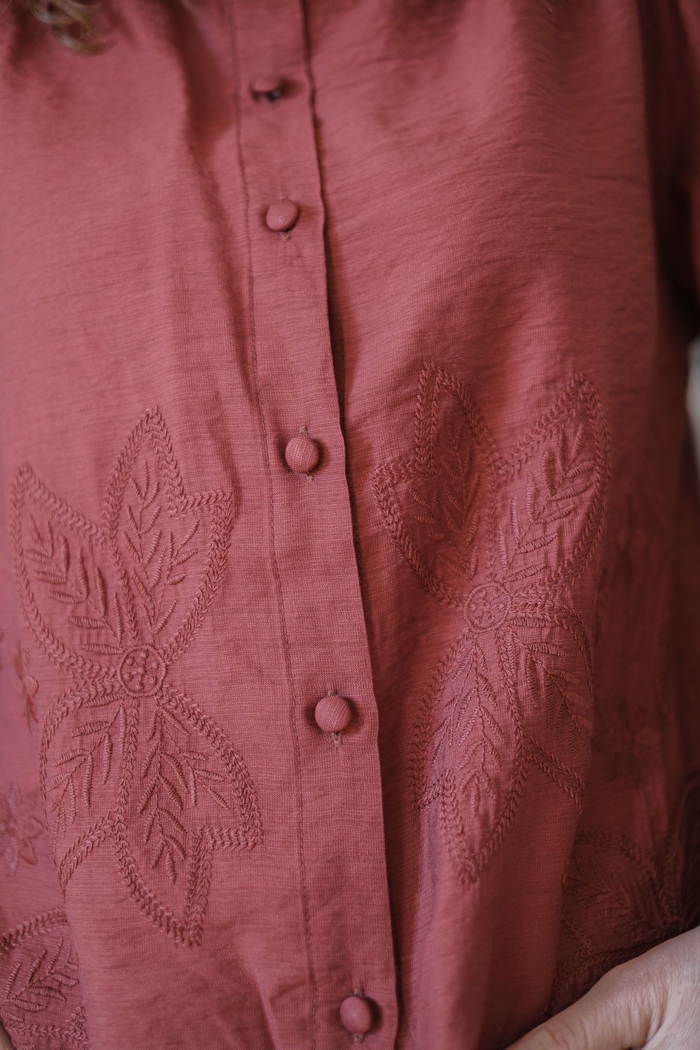 CAMICIA TERRA IN FIORE