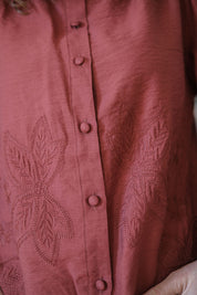 CAMICIA TERRA IN FIORE