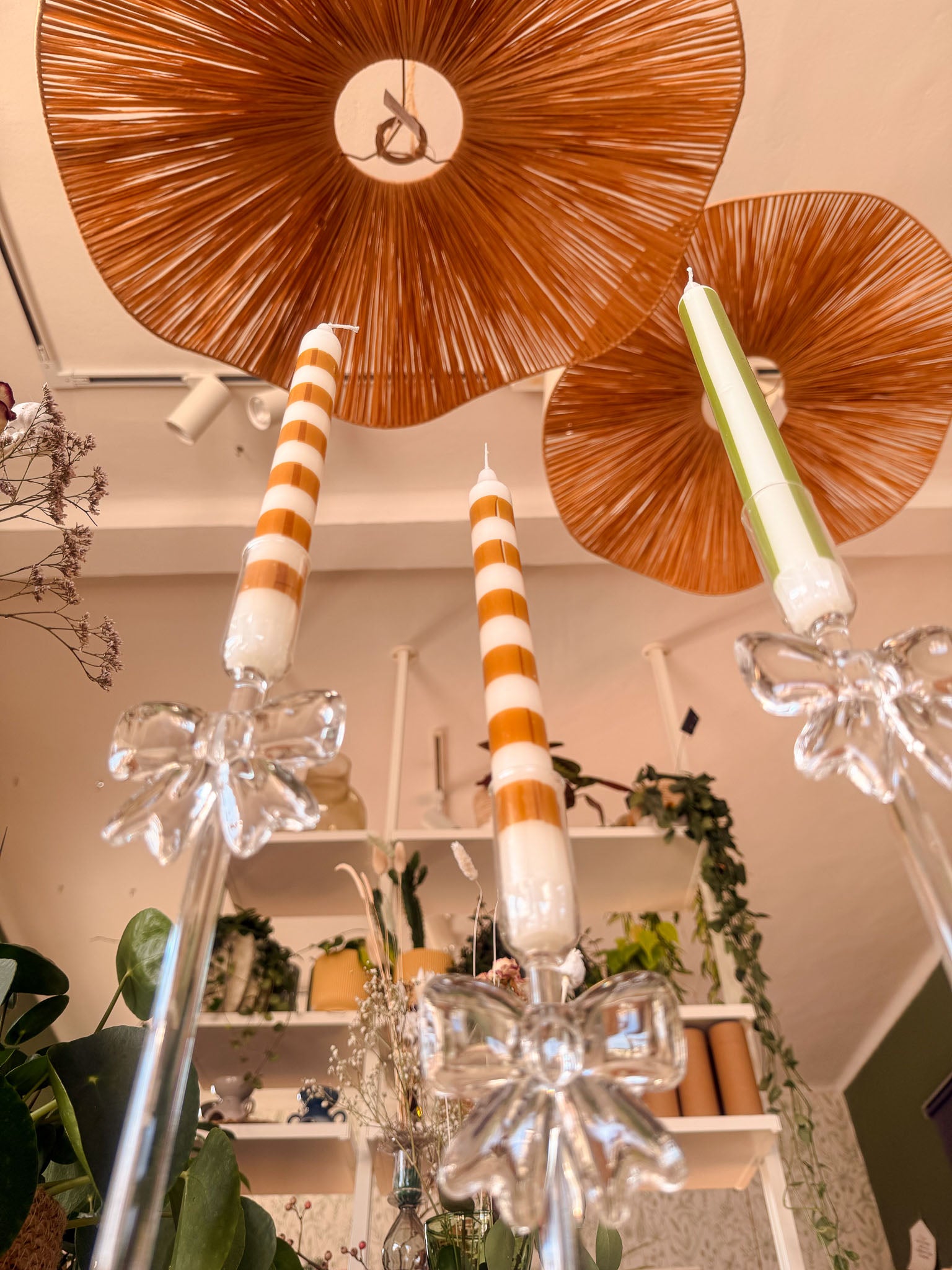 BRILLAFIOCCO GRANDE CANDELABRO TRASPARENTE