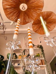BRILLAFIOCCO GRANDE CANDELABRO TRASPARENTE