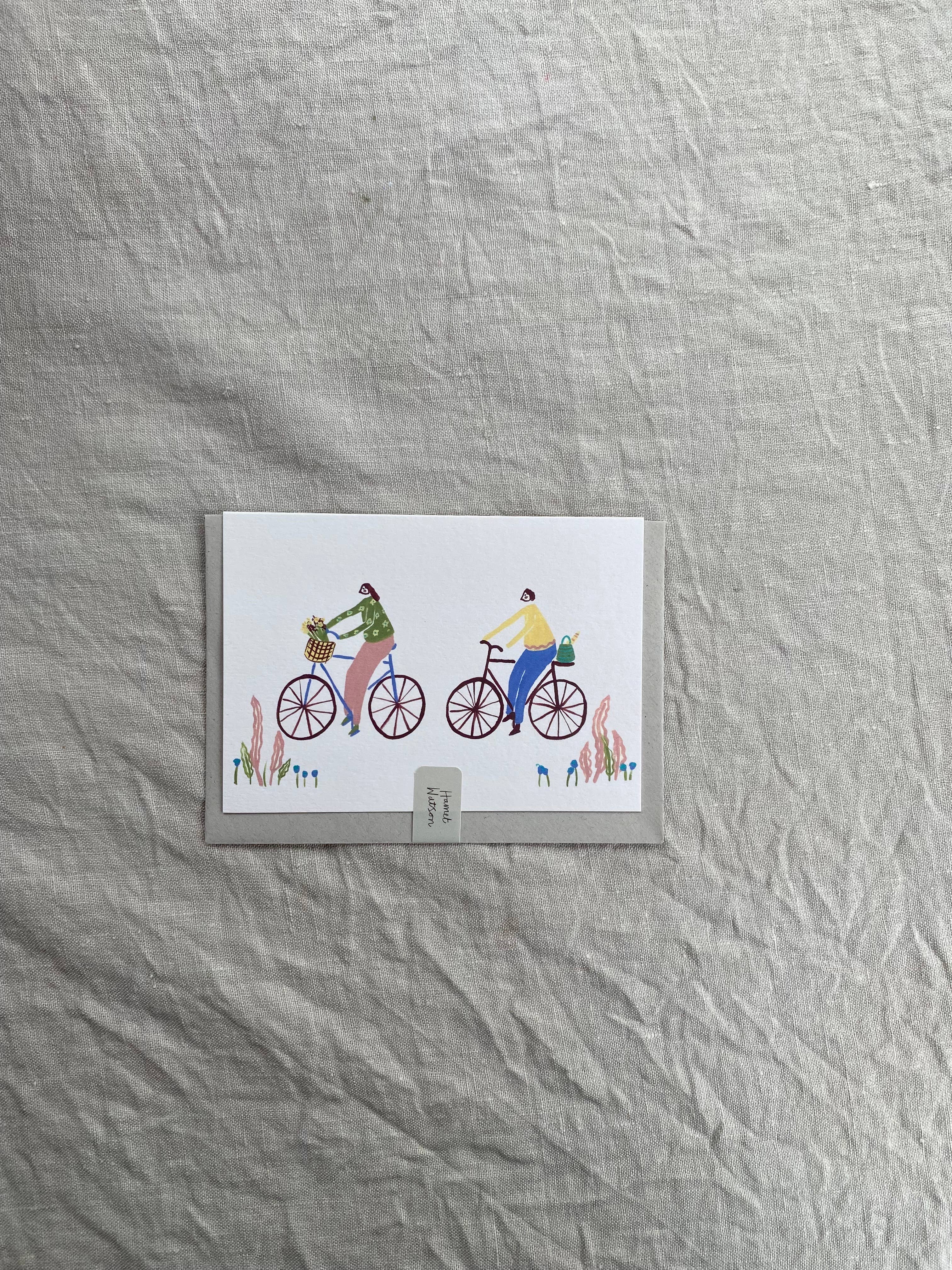 Carta Off on a Bike Ride