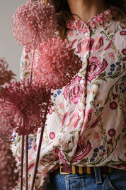 FIORI DI ALLIUM ESSICCATI  ROSA