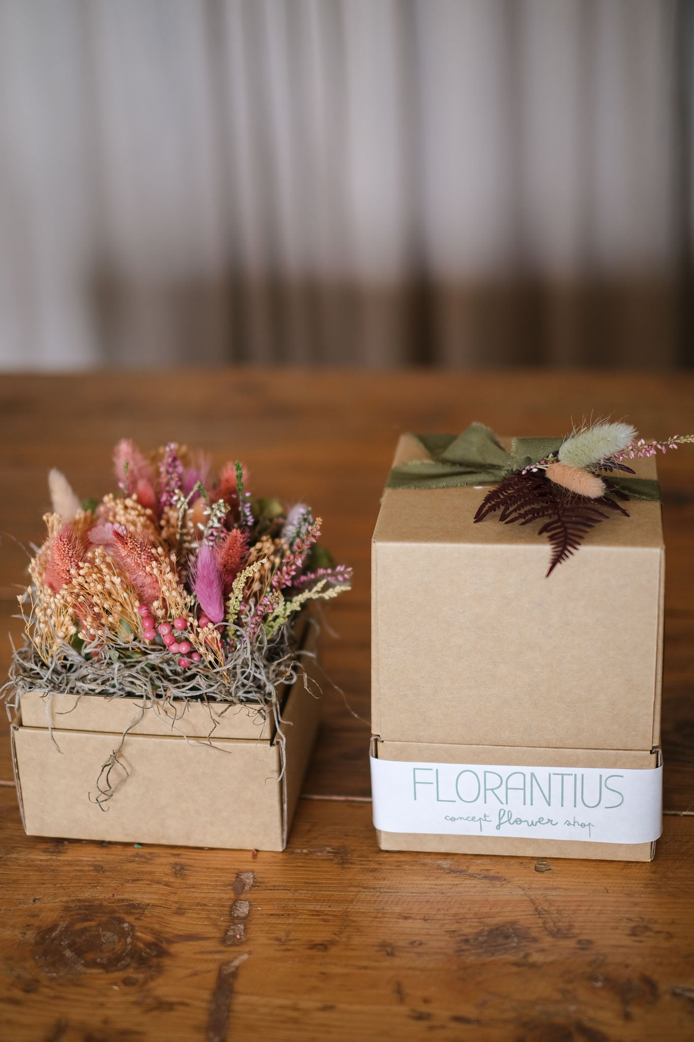 Flower Box piccola fiori secchi
