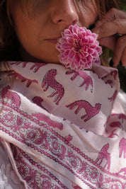 BIG FOULARD LATIKA BENGALE MACADAMIA