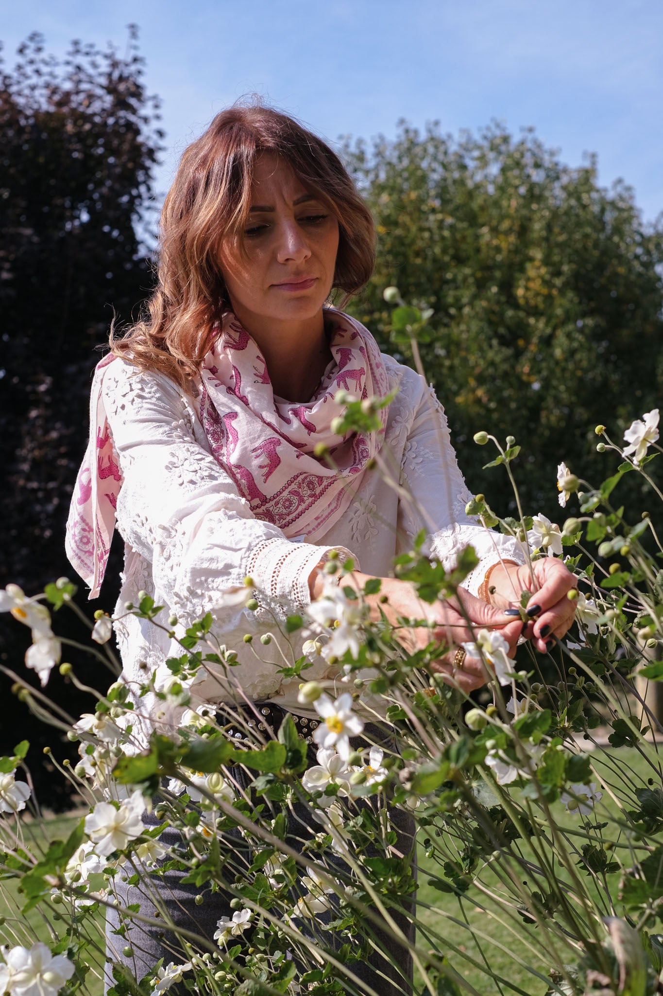 BIG FOULARD LATIKA BENGALE MACADAMIA