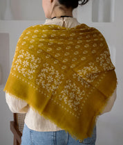 FOULARD IN LANA KARMA CAMEL