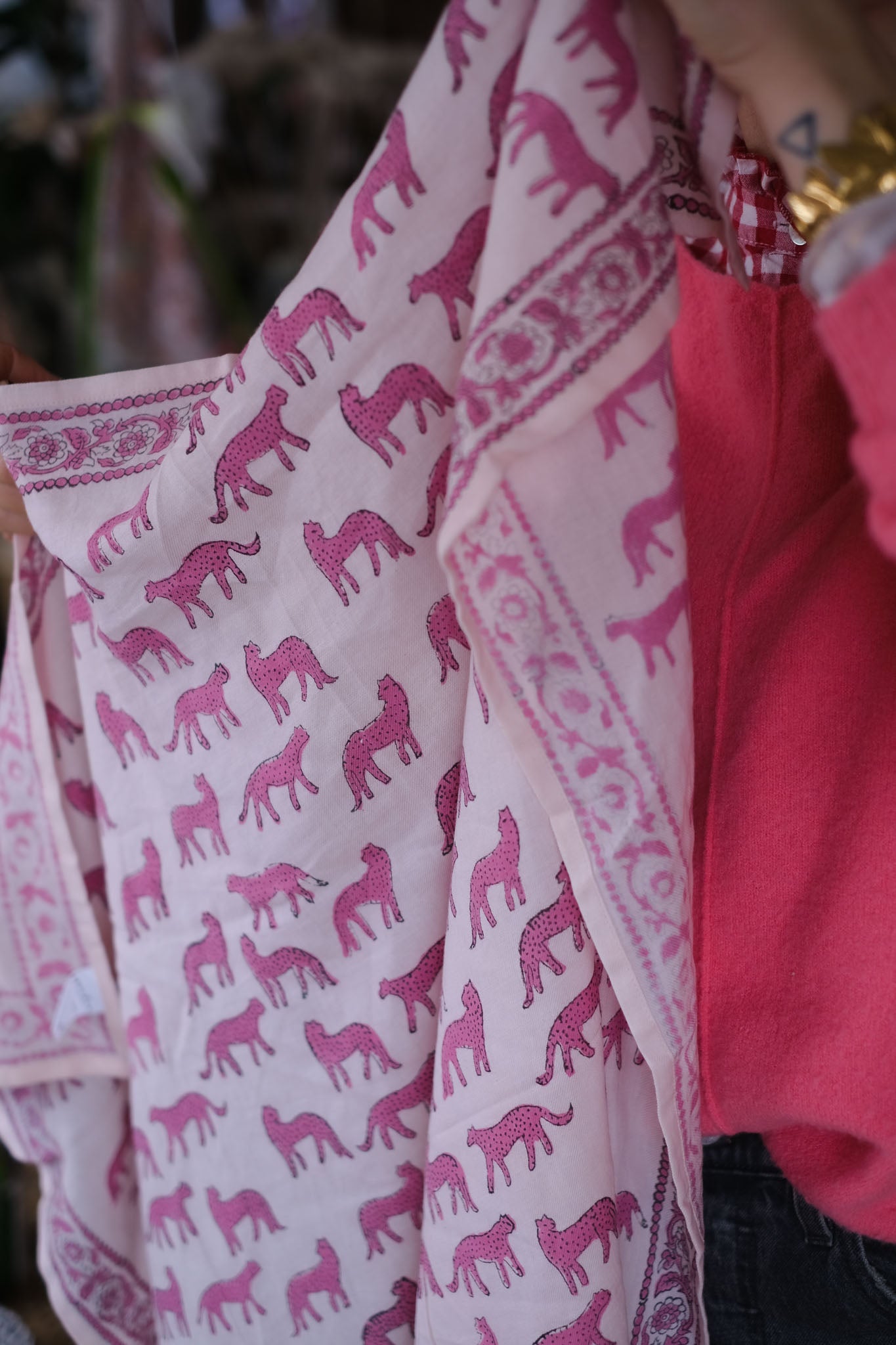 BIG FOULARD LATIKA BENGALE MACADAMIA