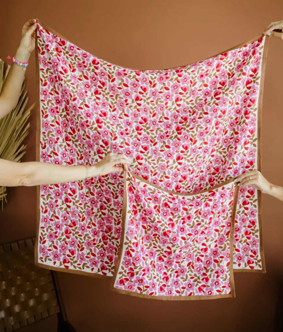 GRAND FOULARD - AMELIA PINK