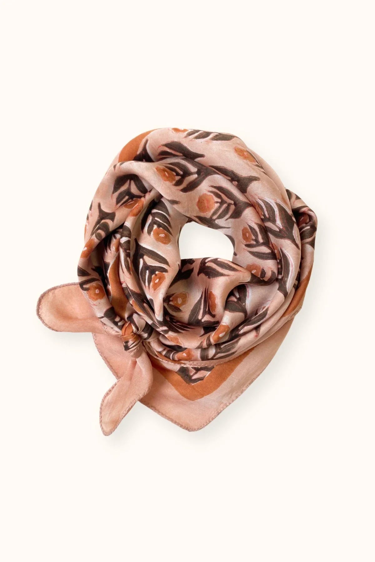 "FOULARD LALAVIDA "SIROCCO" MACADAMIA"