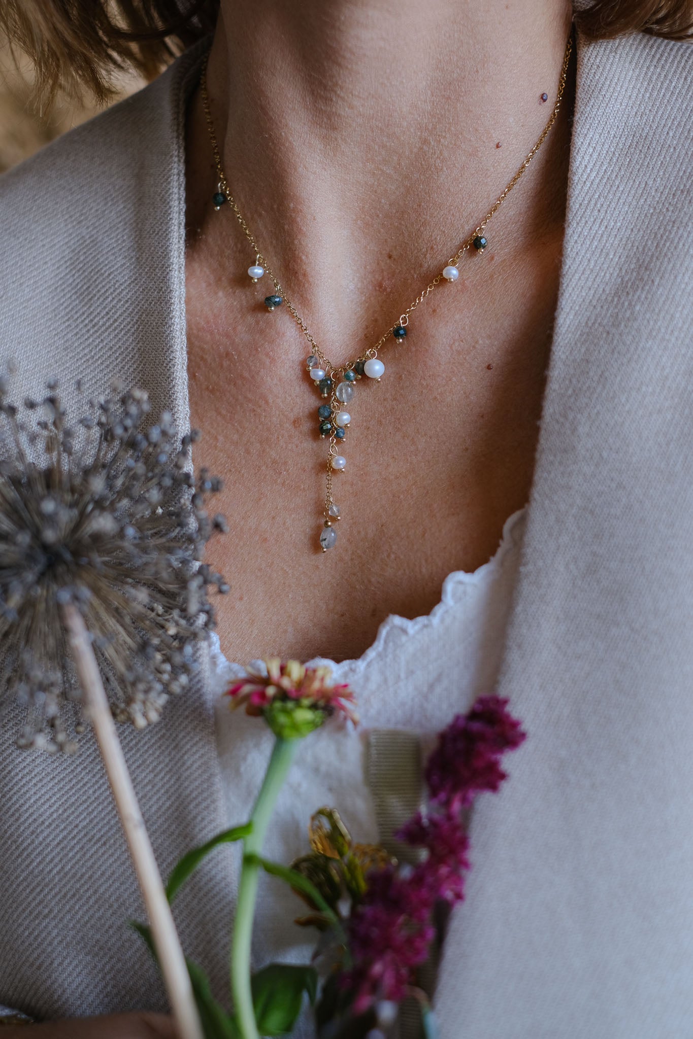 COLLANA Y PETRA VERDE