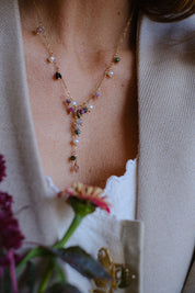 COLLANA Y PETRA TOURMALINE