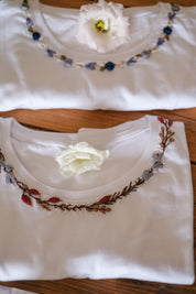 T-SHIRT RICAMI CORONCINA